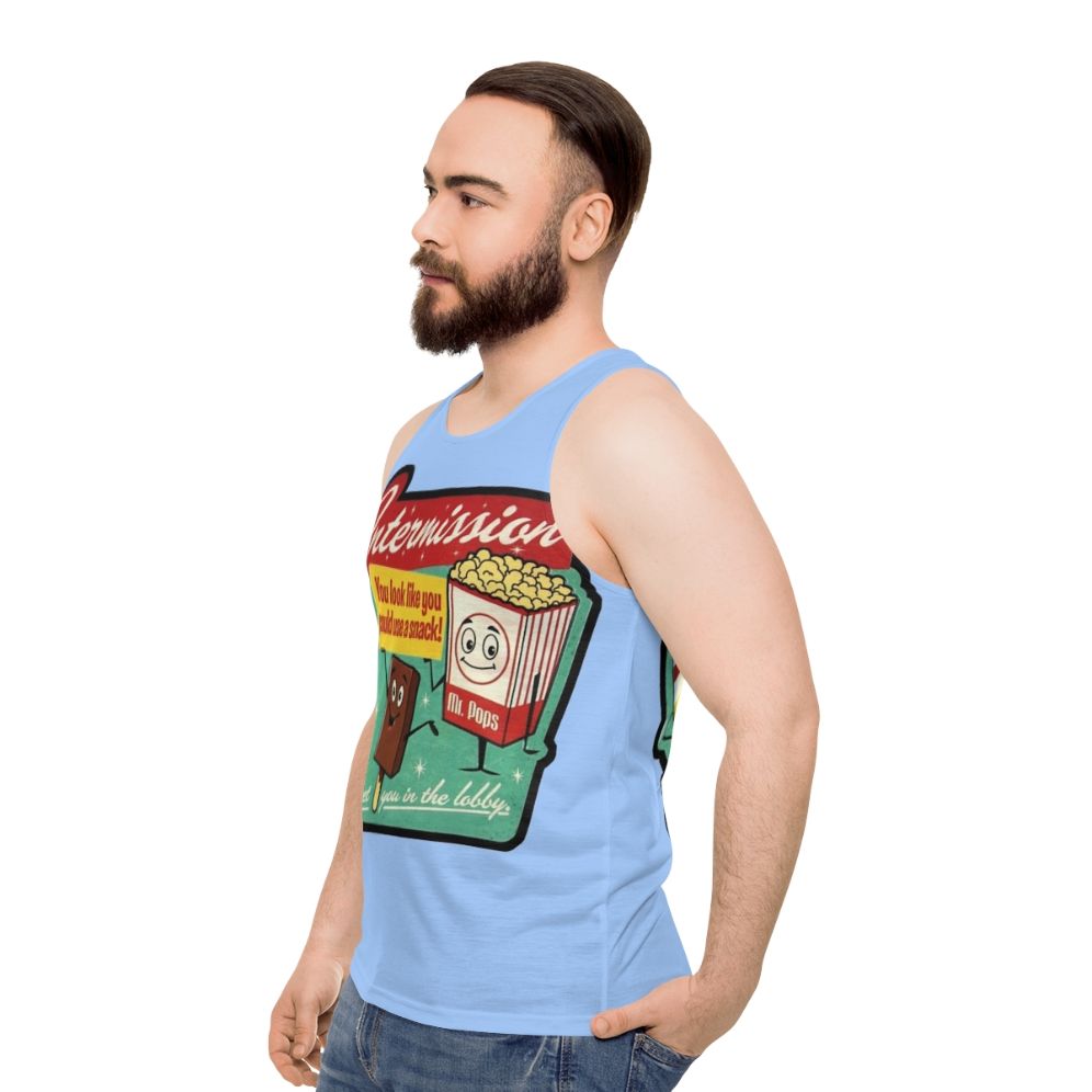 Unisex Intermission Cinema Tank Top - men side