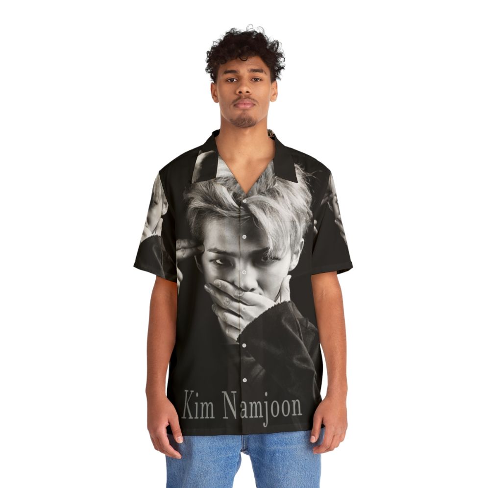 BTS RM Kim Namjoon Hawaiian Shirt - People Front