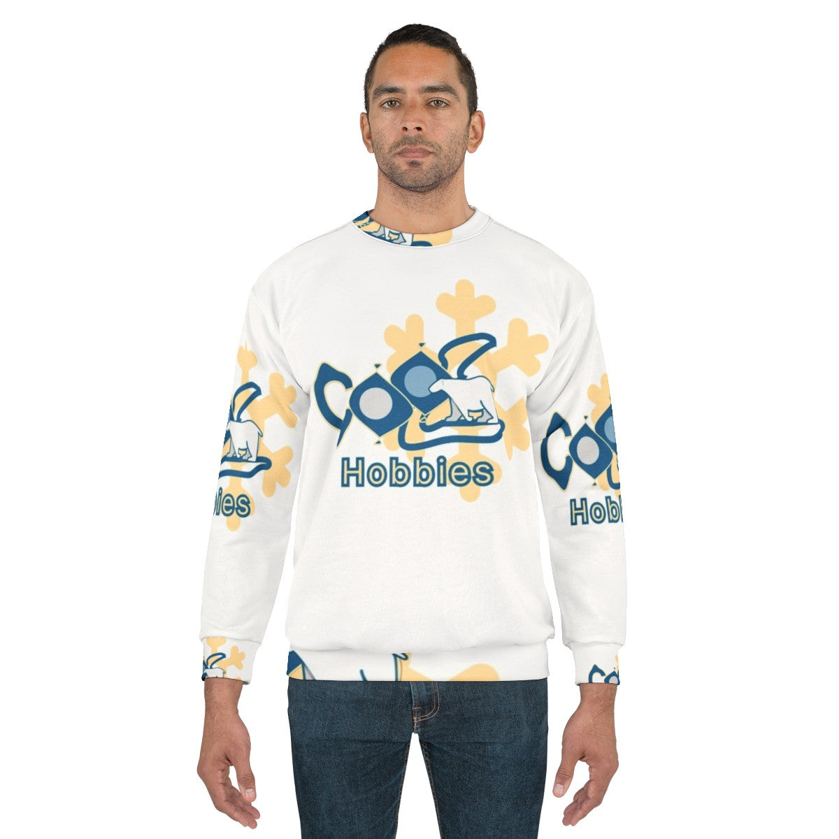 Hobby Enthusiast Sweatshirt with Cool Hobbies Design - men