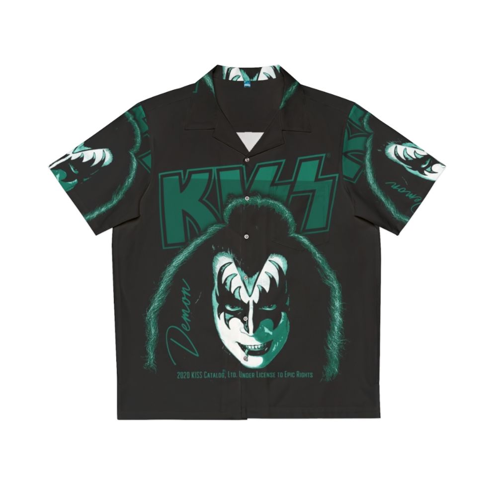 Demon Kiss Rock Band Hawaiian Shirt featuring KISS band