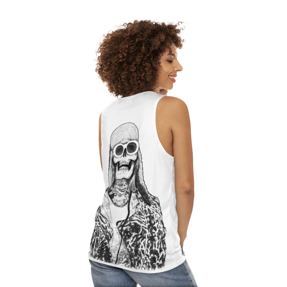 Kurt Cobain Grunge Music Tank Top - women back