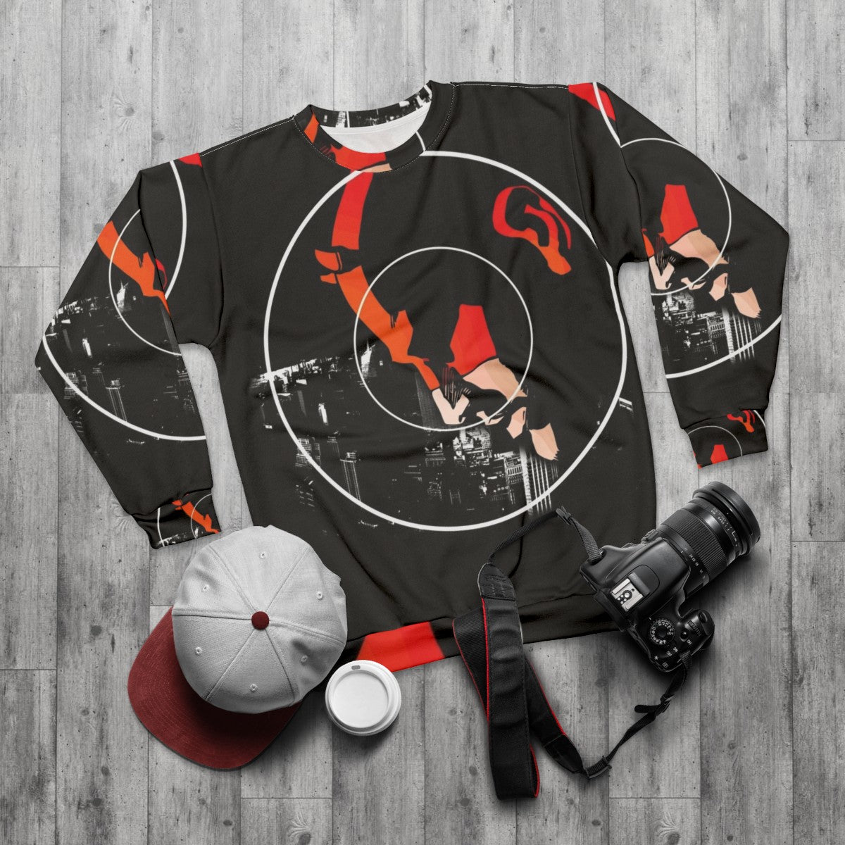 Daredevil Devil Version2 Sweatshirt - flat lay