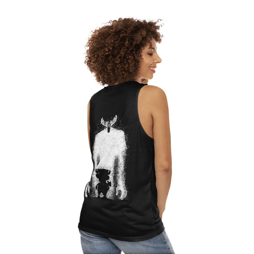 Tony Tony Chopper One Piece Silhouette Unisex Tank Top - women back