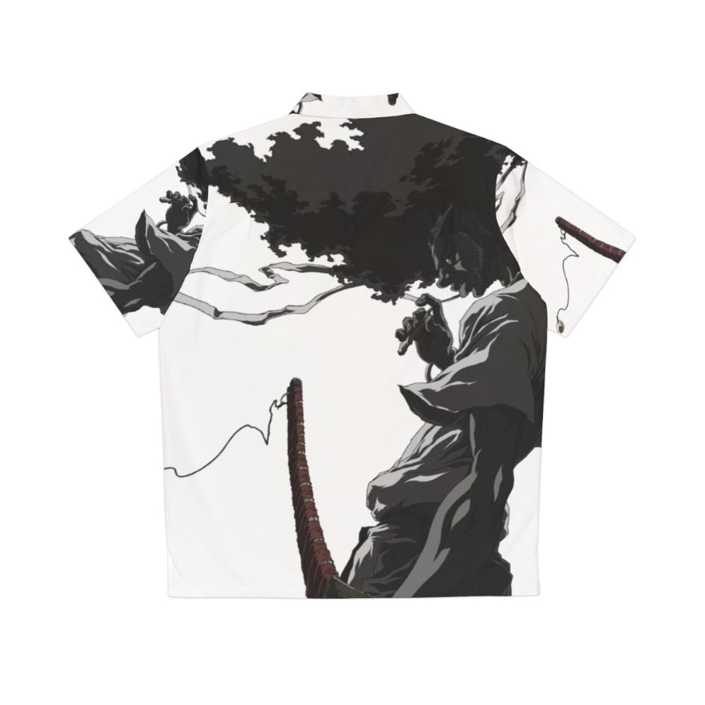 Afro Samurai Inspired Kawaii Hawaiian Shirt - Back