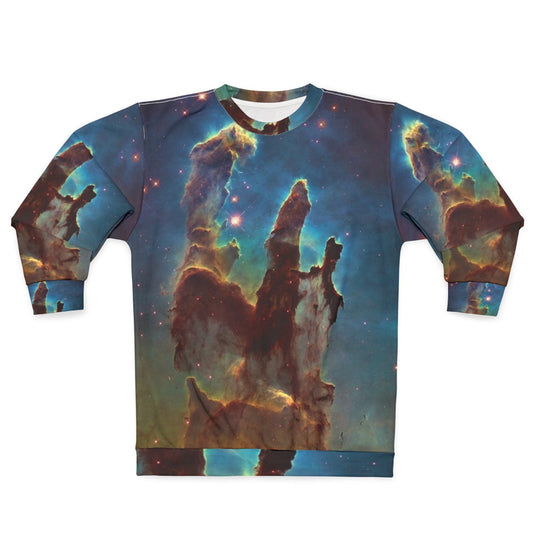 Pillars of creation sweatshirt featuring the iconic Hubble image