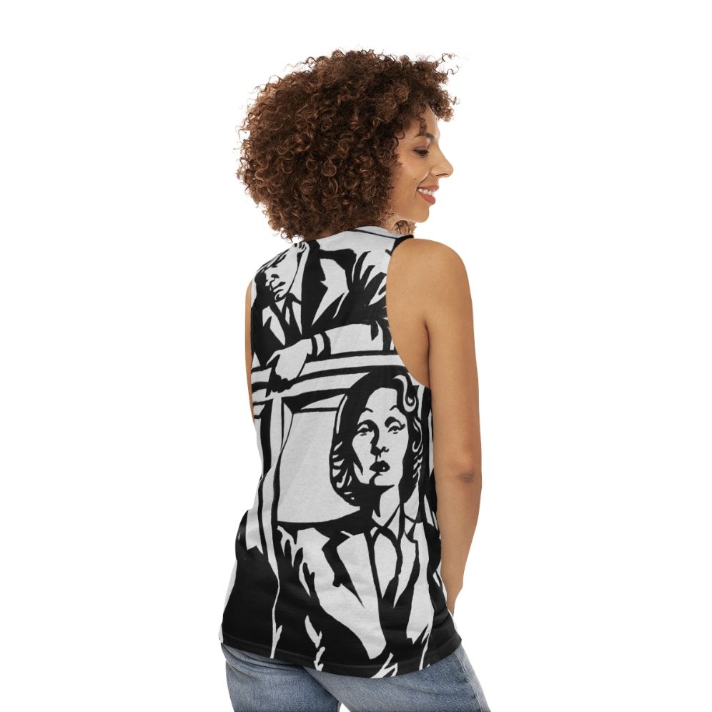 Witness for the Prosecution Expressionist Unisex Tank Top - women back