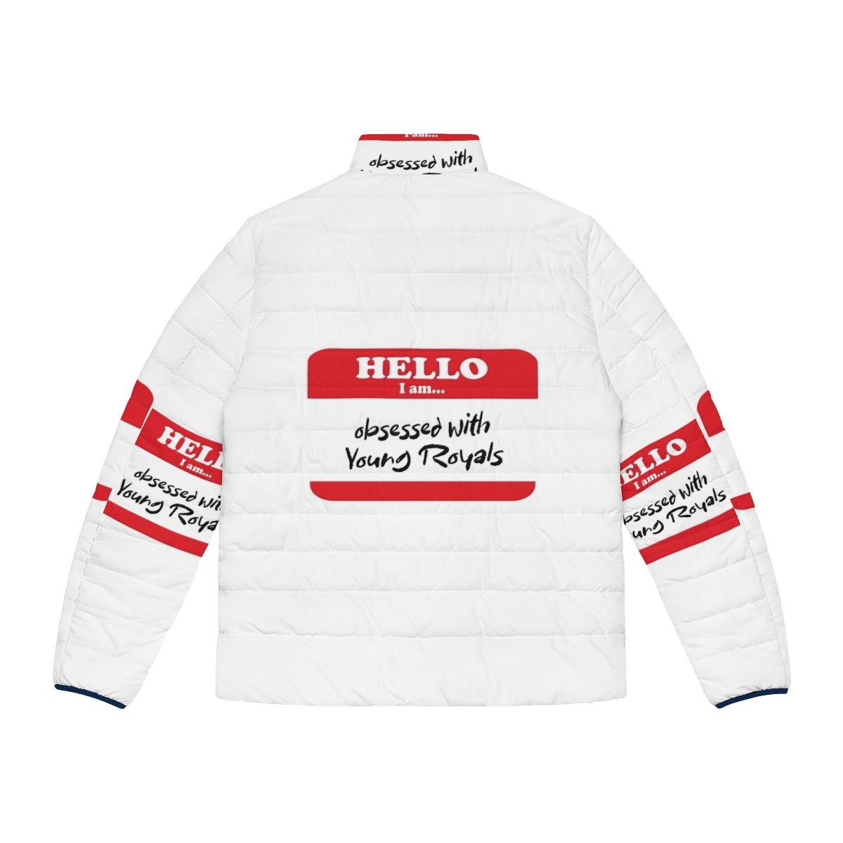 Young Royals Puffer Jacket - Inspired by the Netflix Series - Back