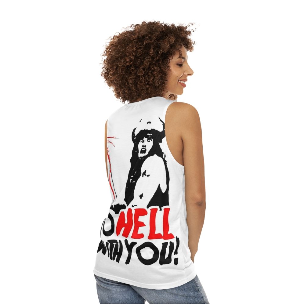 Conan the Barbarian unisex fantasy tank top - women back