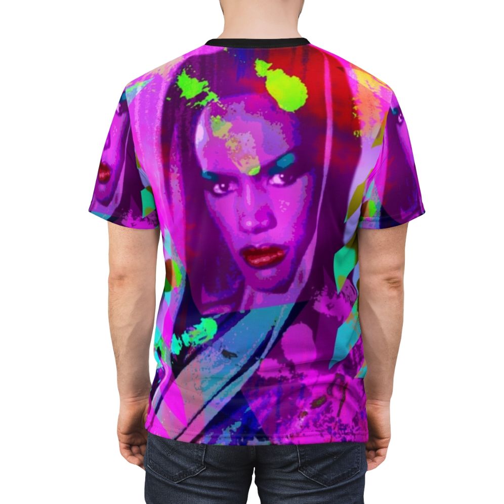 Vibrant and Stylish AOP T-Shirt Featuring the Iconic Grace Jones - men back