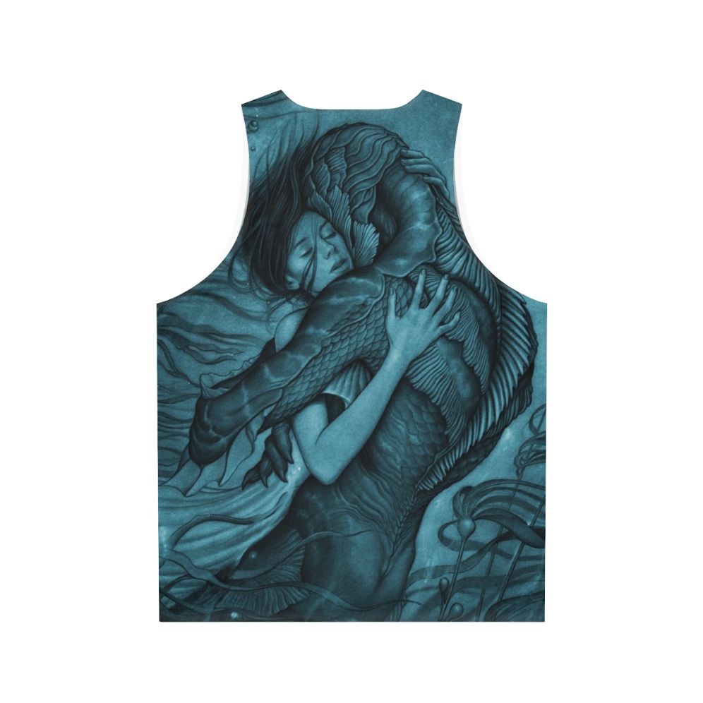 Unisex tank top featuring 'The Shape of Water' movie design - Back