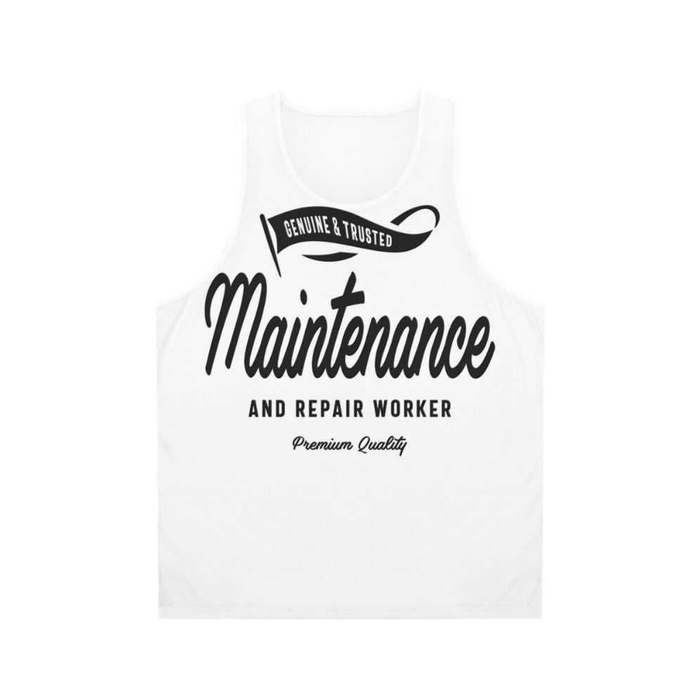 Maintenance and Repair Worker Unisex Tank Top