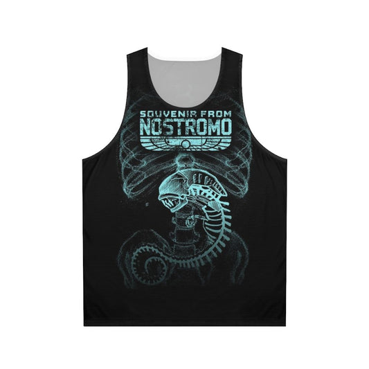 Alien X-Ray Unisex Sci-Fi Tank Top