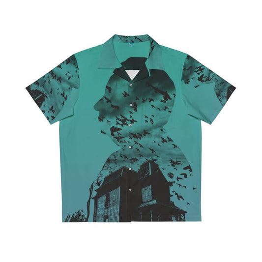 Alfred Hitchcock Collage Gradient Hawaiian Shirt