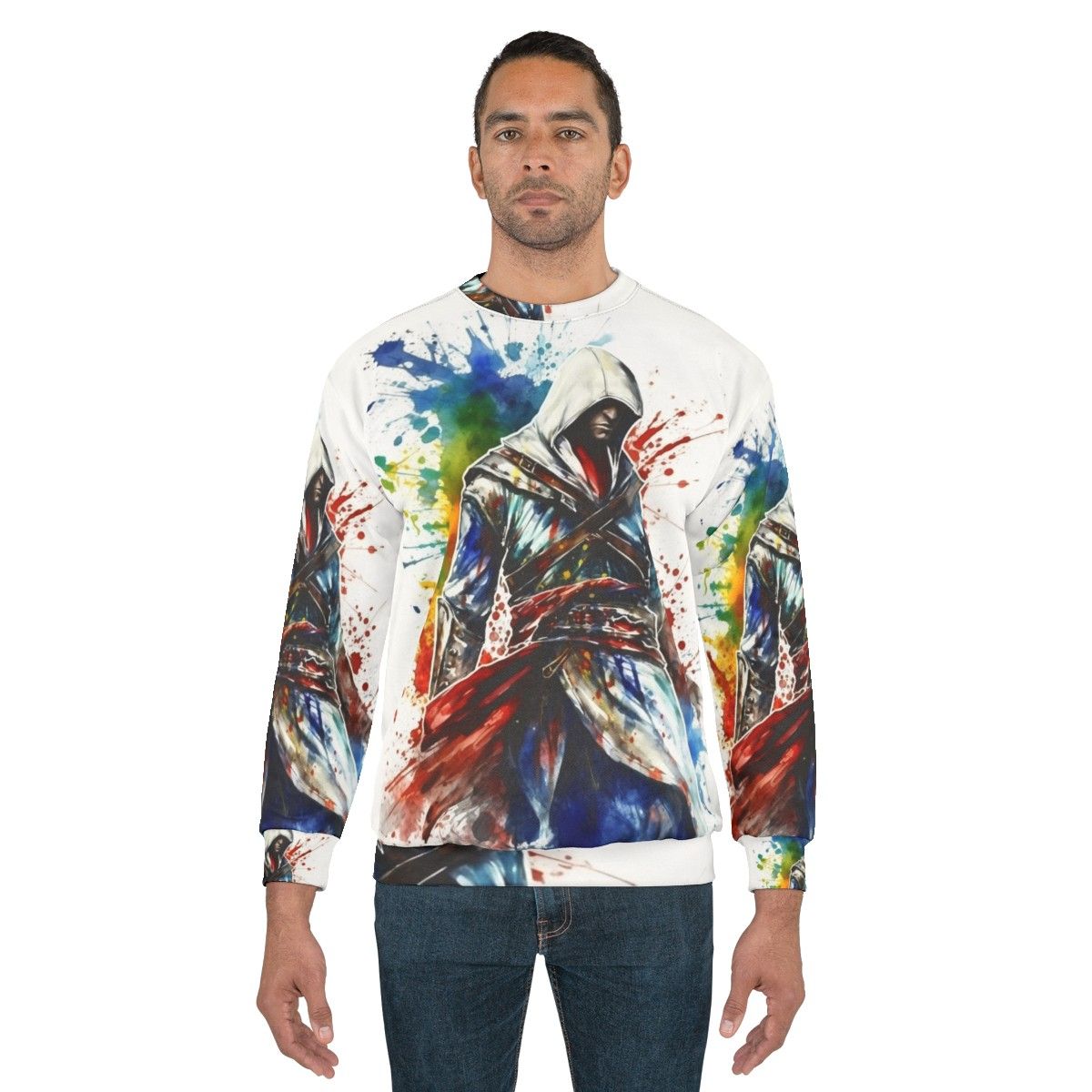 Assassins Creed Sketch Splatter Sweatshirt - men