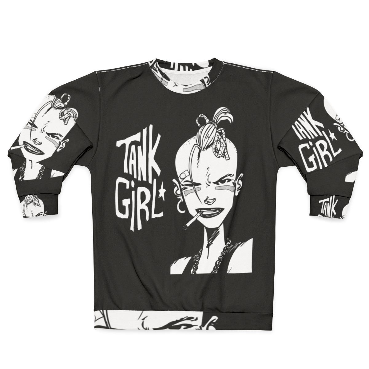 Punk Tank Girl Graphic Sweatshirt