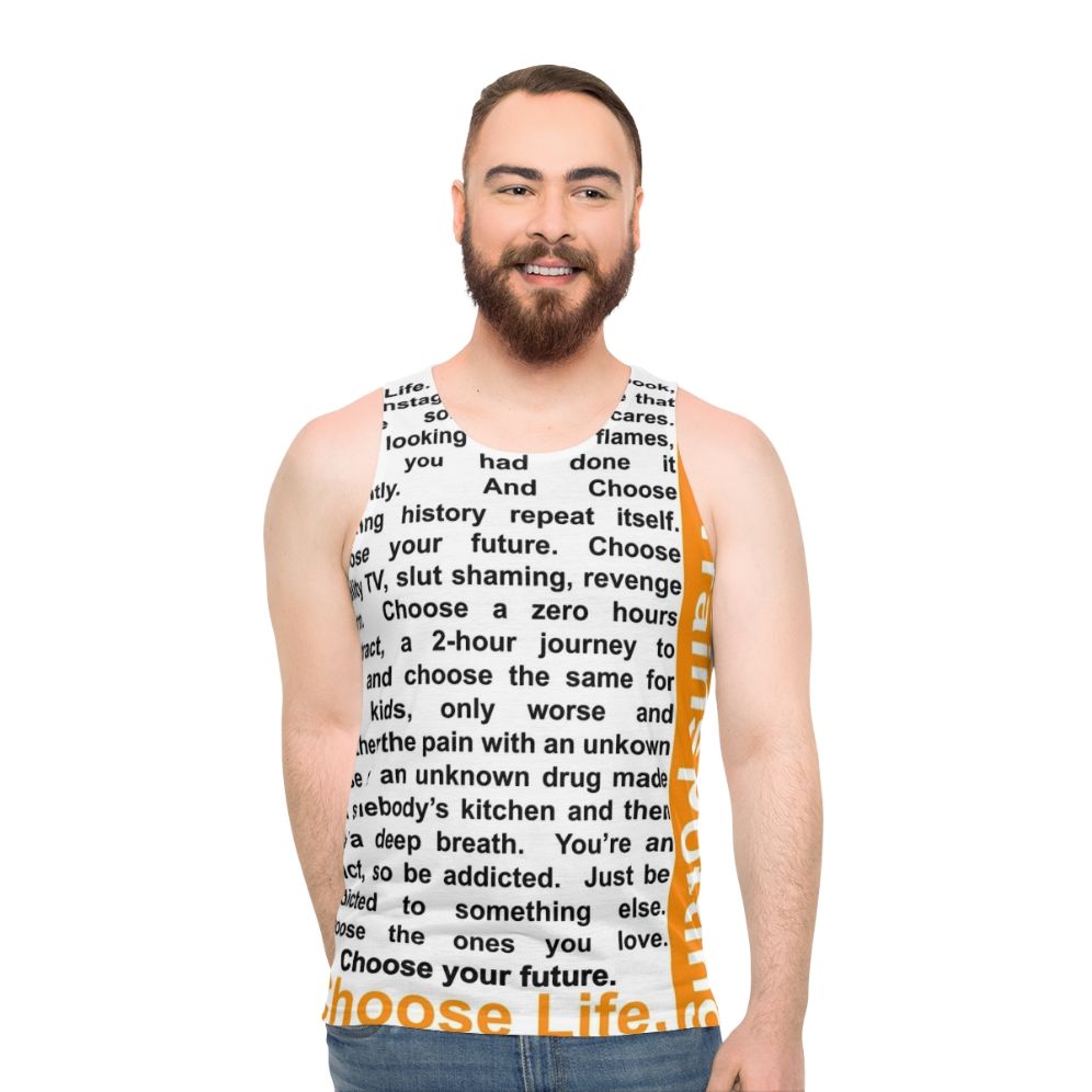 Trainspotting "Choose Life" Unisex Tank Top - men