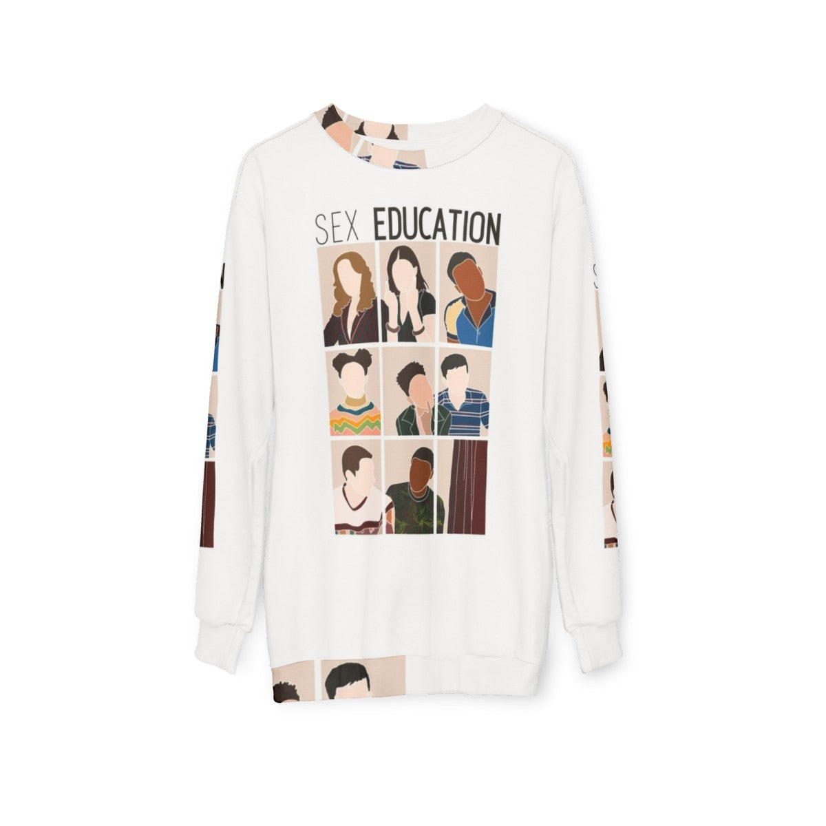 Sex Education Cast Sweatshirt featuring Maeve Wiley - hanging