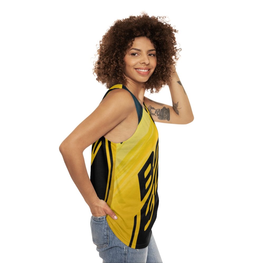 1970 Ford Mustang Boss 302 Emblem Tank Top - women side