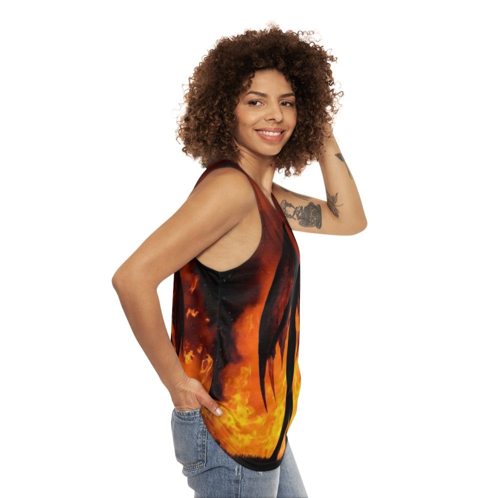 Devil Girl Unisex Tank Top - women side