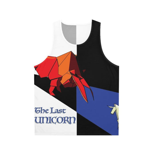 Unisex "The Last Unicorn Fights The Red Bull" Tank Top