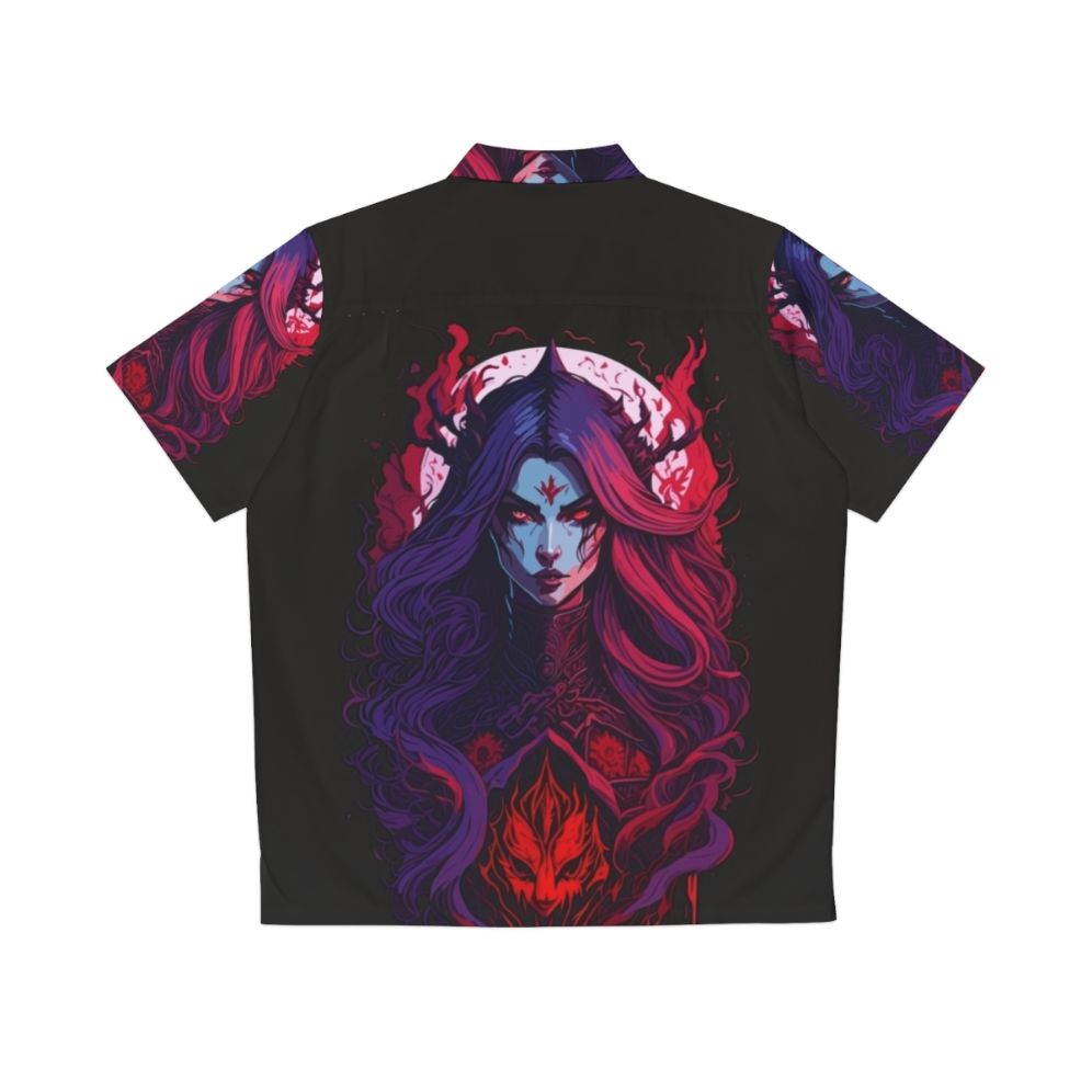 Castlevania Vampiress Queen Carmilla Hawaiian Shirt - Back