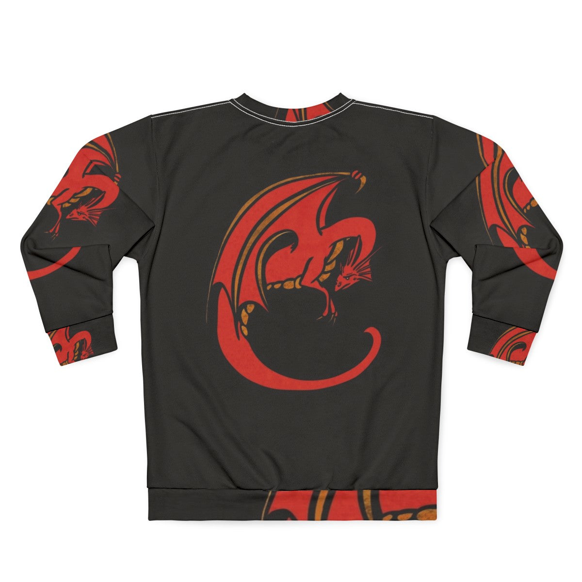 Red Dragon Graphic Sweatshirt - Back