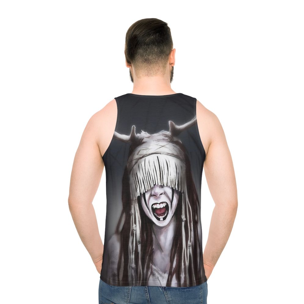 Heilung metal band unisex tank top - men back