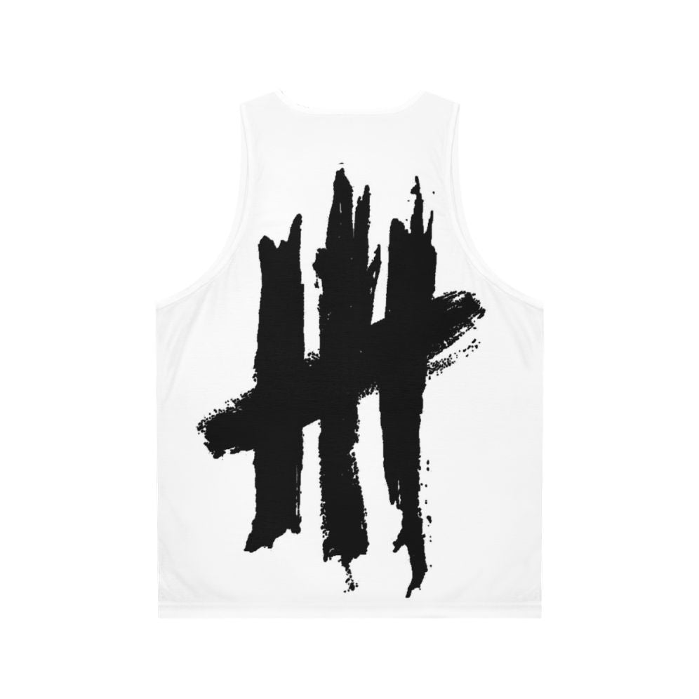 New Politics Unisex Alternative Rock Band Tank Top - Back