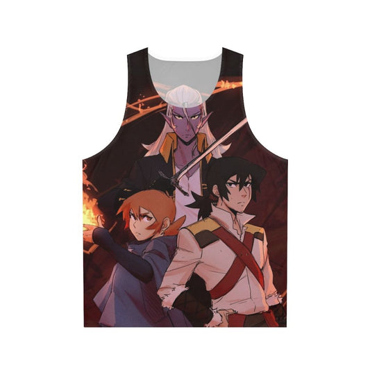 Voltron Castlevania anime unisex tank top