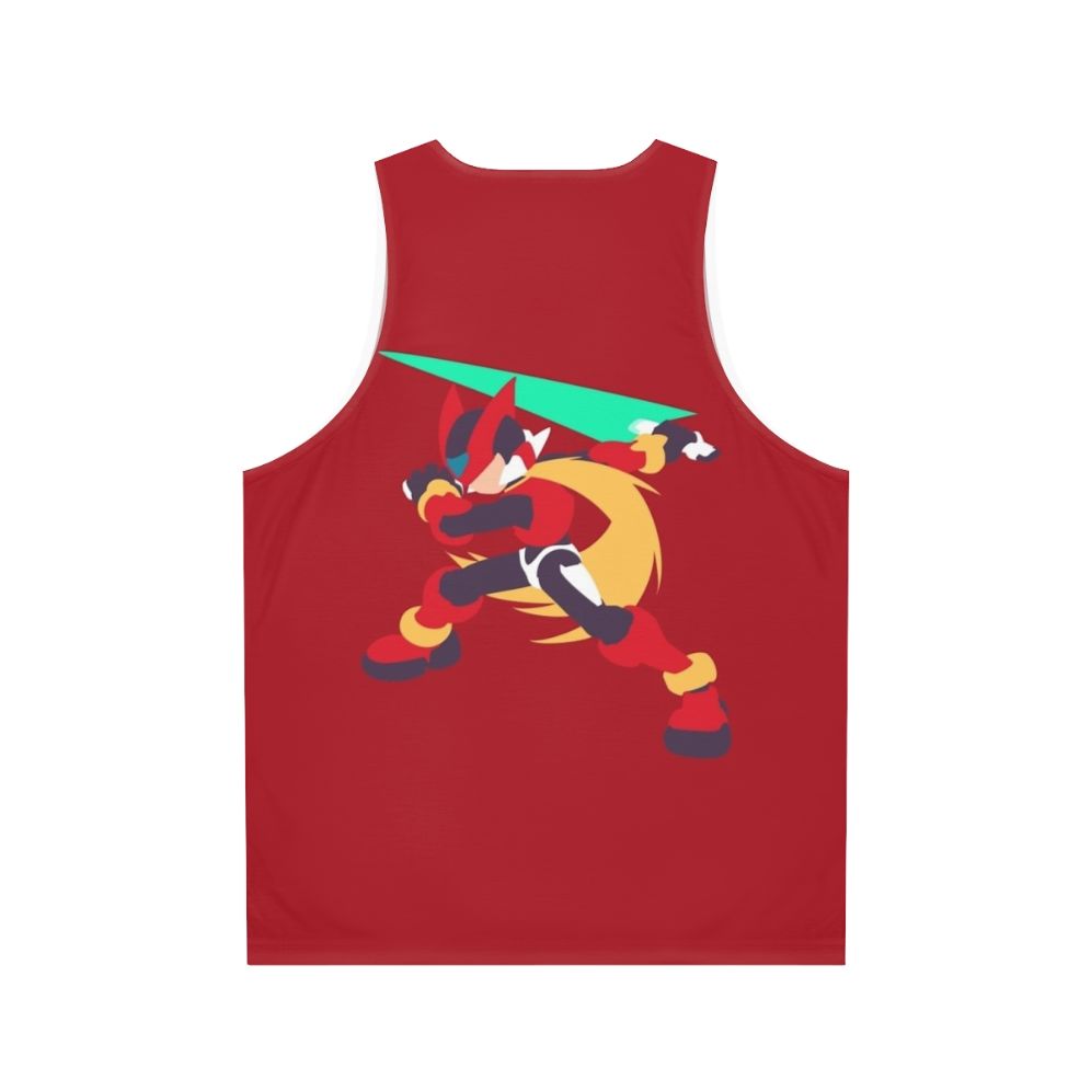 Mega Man Zero Unisex Tank Top - Back