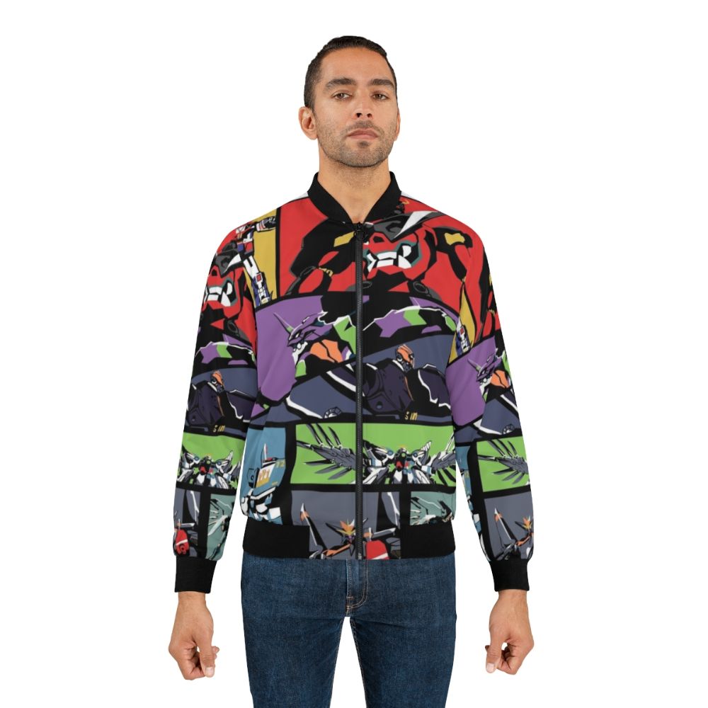 Anime inspired super robot mecha bomber jacket - Lifestyle