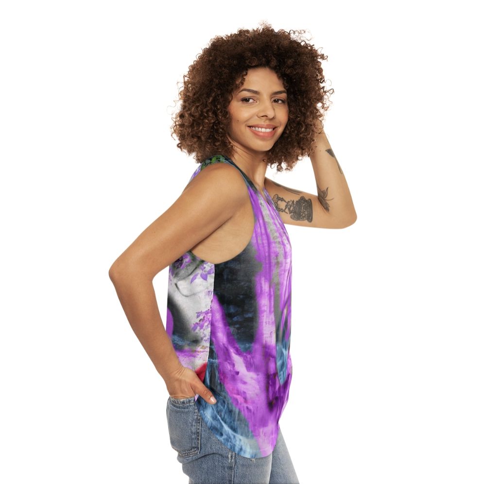 Waterfall unisex fantasy tank top - women side