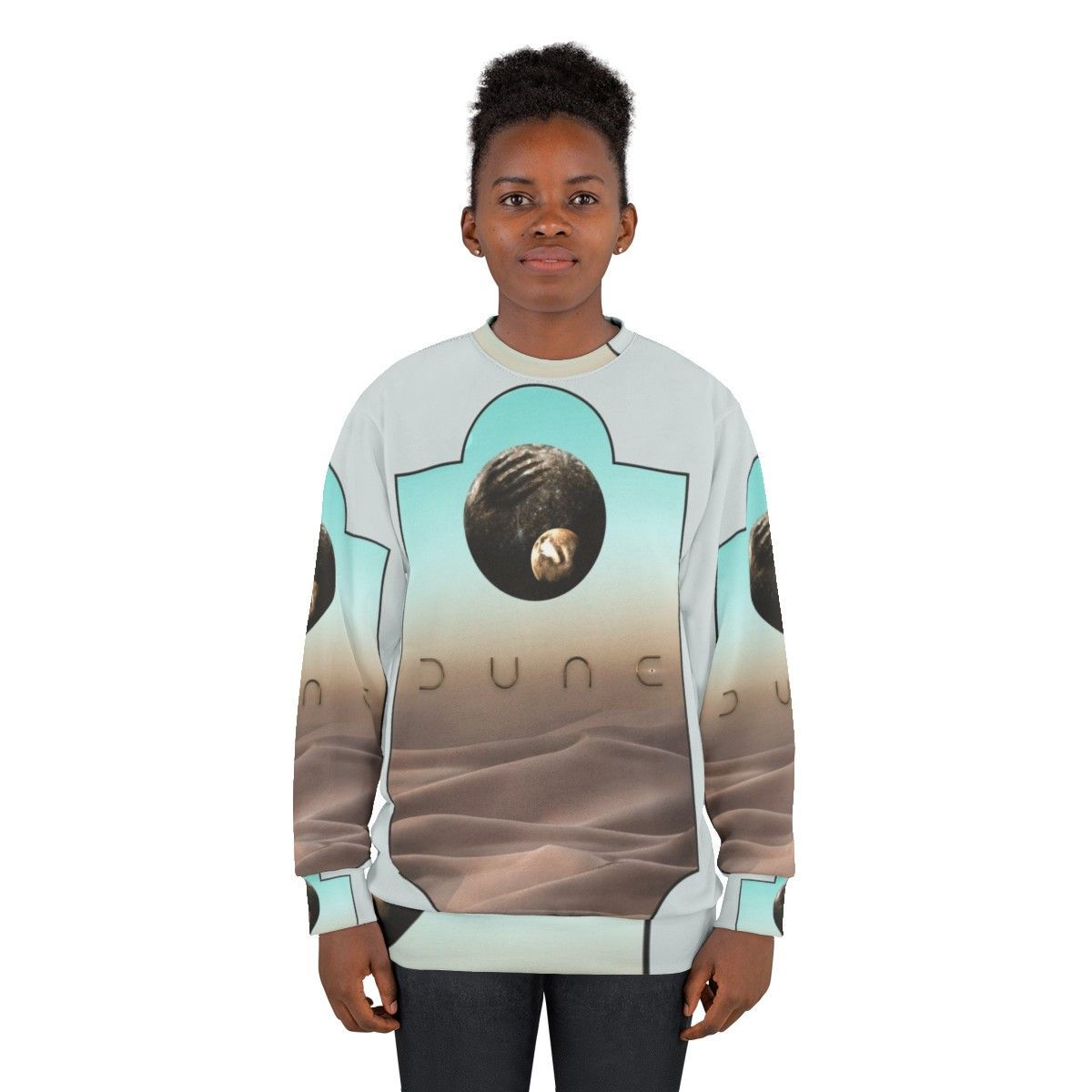 Dune 2020 movie fan art printed sweatshirt - women