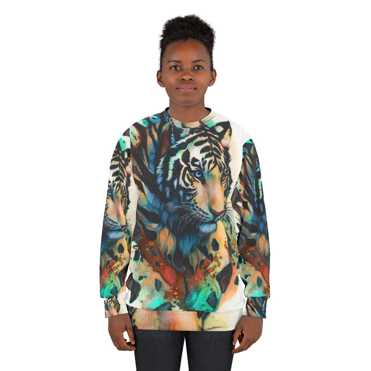 Majestic White Tiger Sweatshirt - women