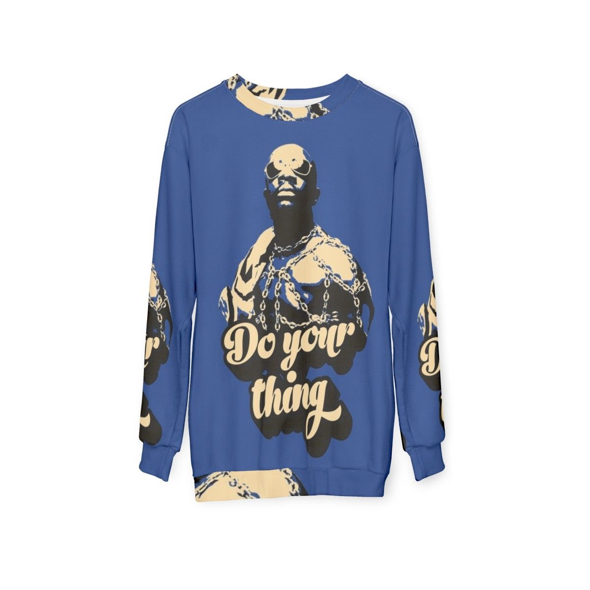 Isaac Hayes "Do Your Thing" Retro Funk Sweatshirt - hanging