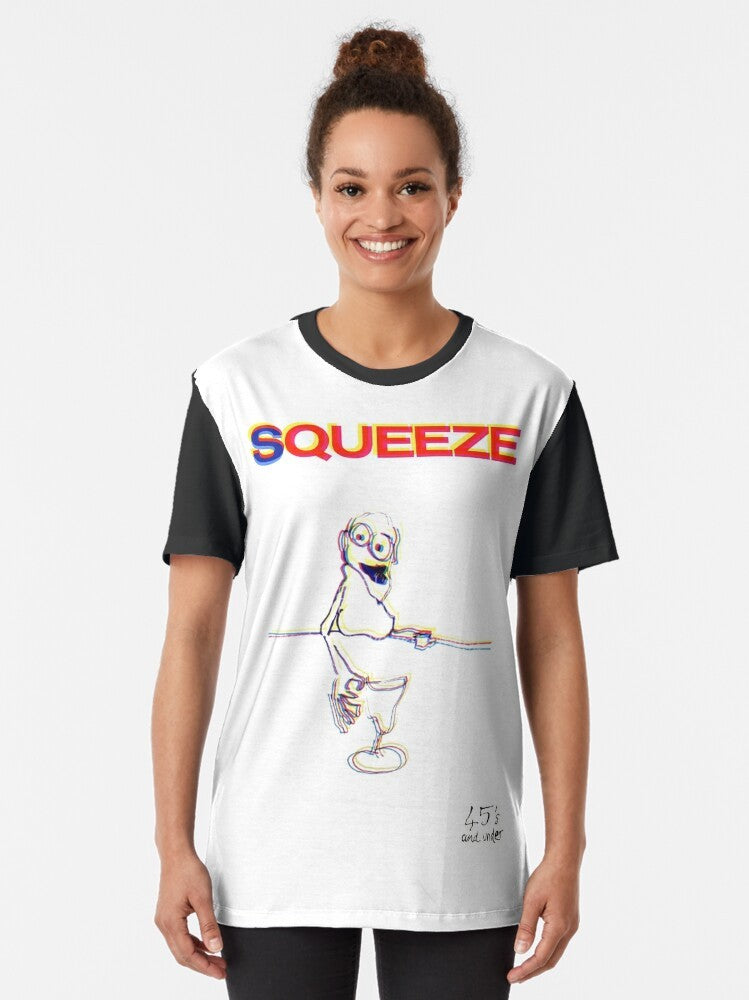 Squeeze Singles 45s Graphic T-Shirt - Women