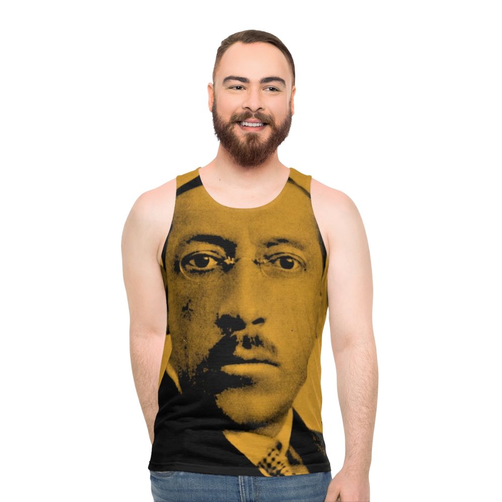 Igor Stravinsky portrait unisex tank top - men