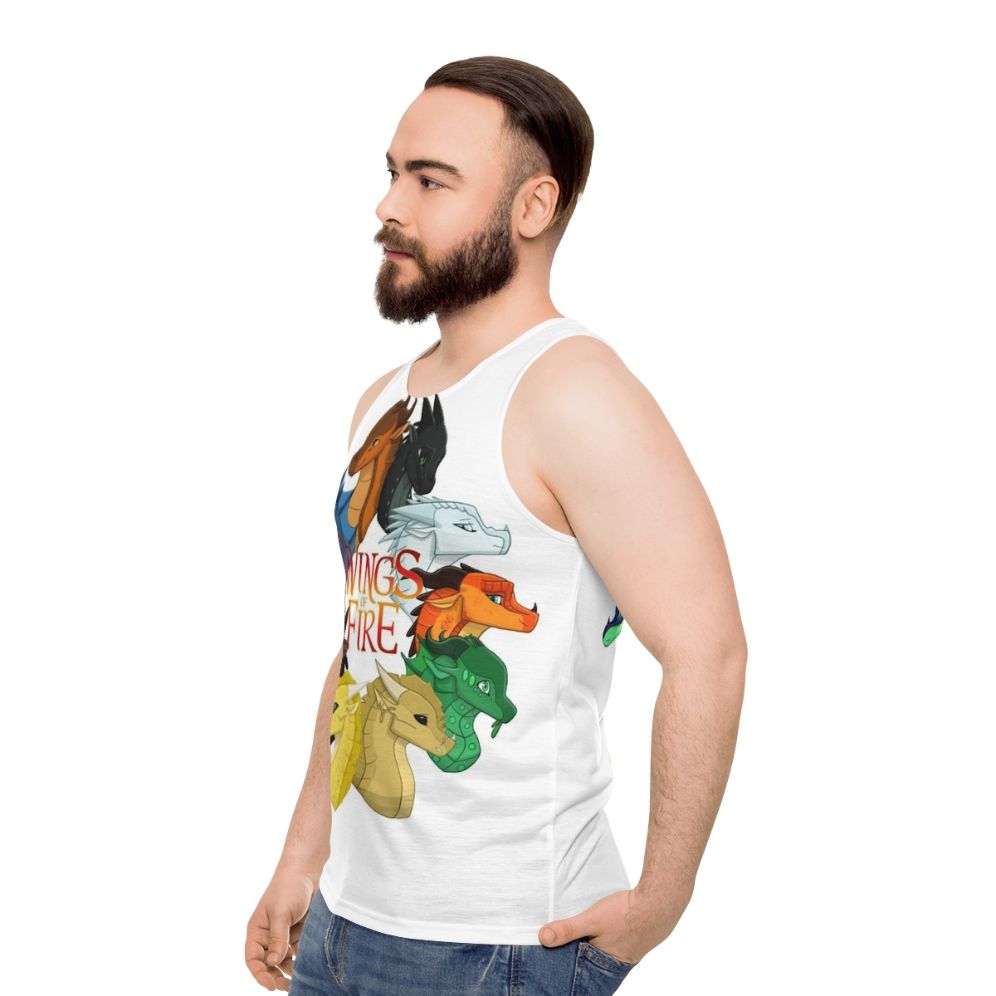 Wings of Fire Unisex Dragonet Tank Top - men side