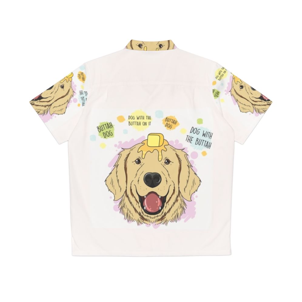 Butter Dog Hawaiian Shirt for Dogs - Back