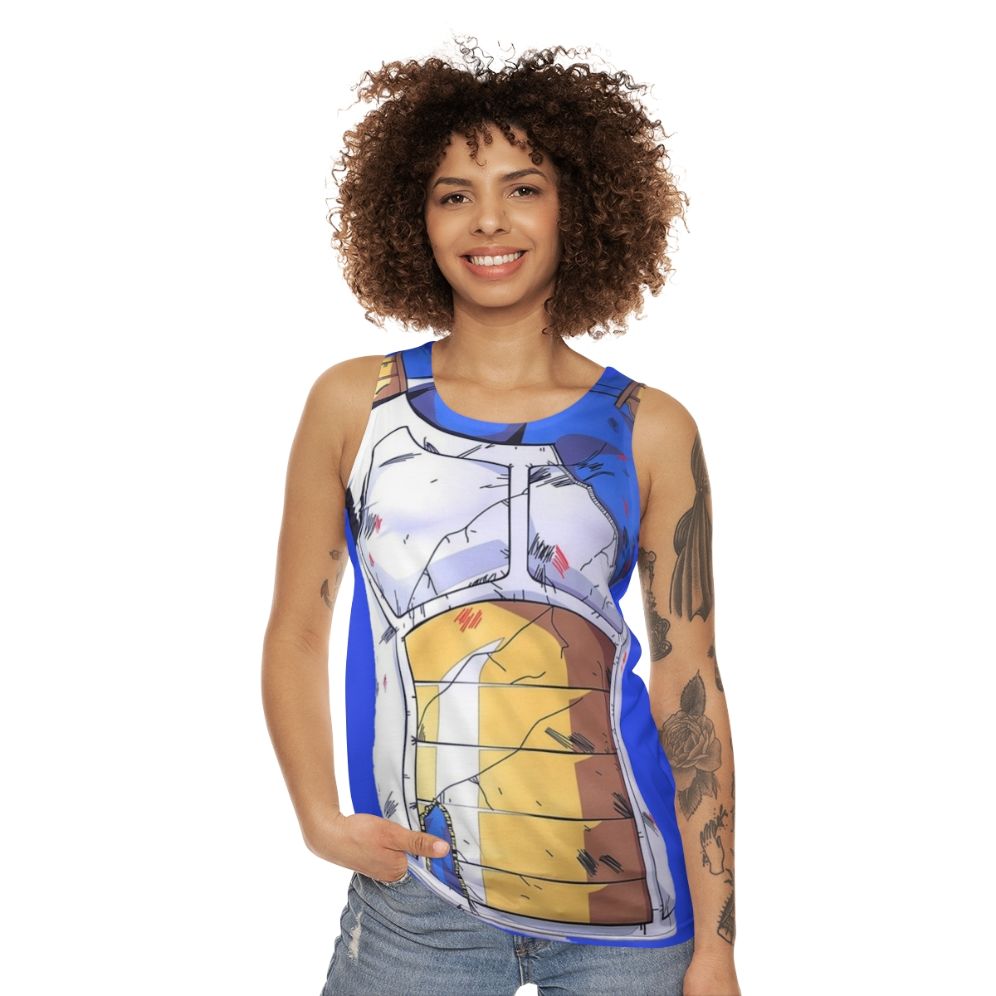 Saiyajin anime tank top - women