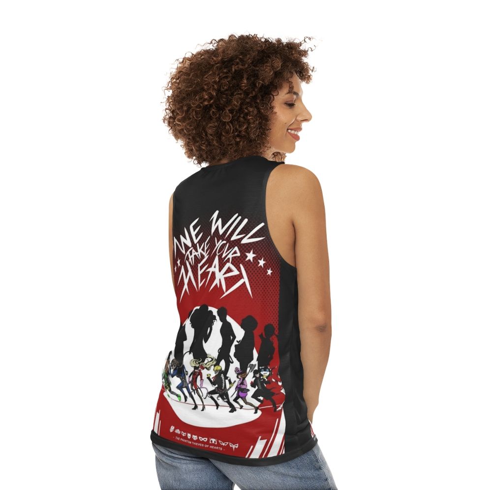 Persona 5 Joker Unisex Tank Top - women back