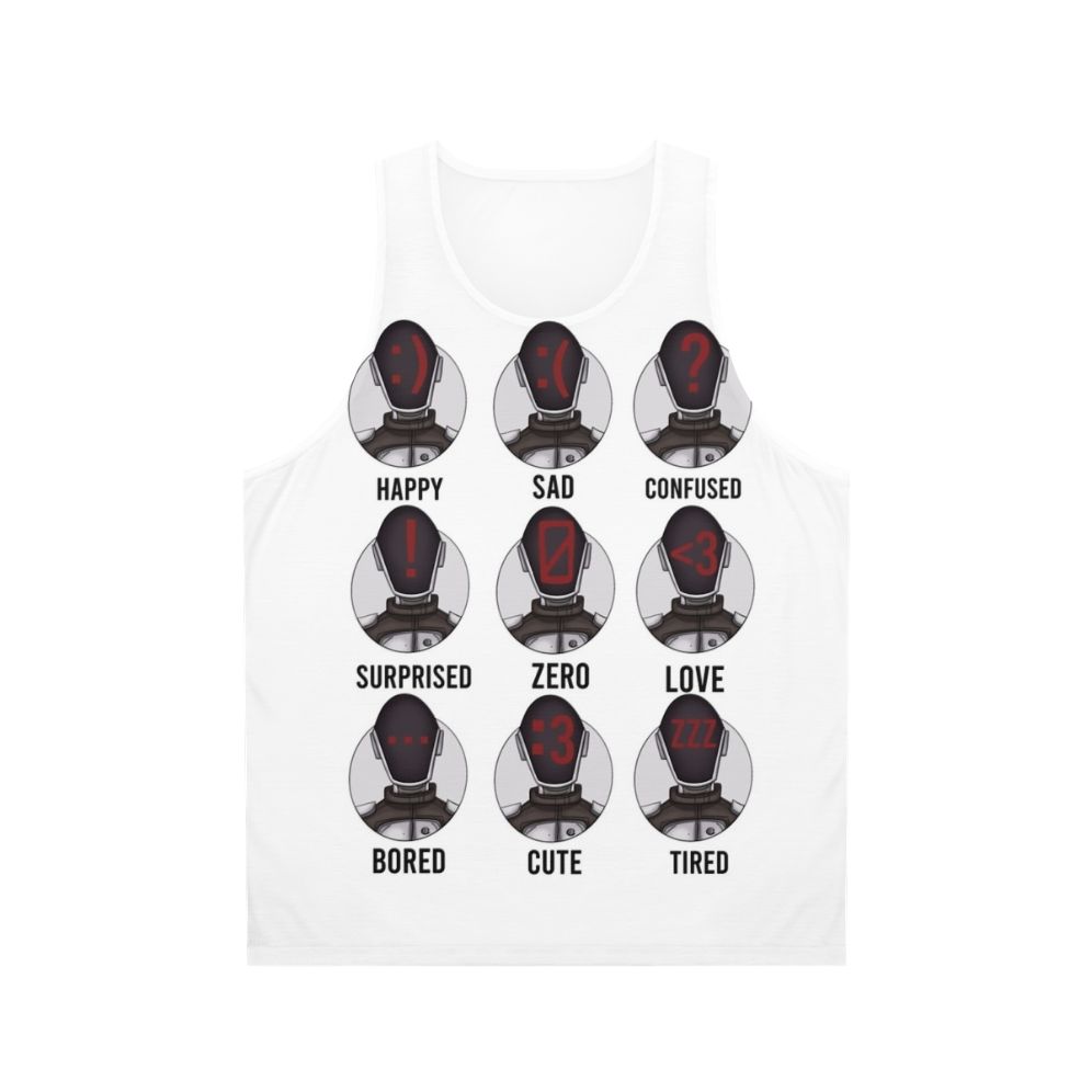 Borderlands Zer0 Facial Expressions Gaming Tank Top