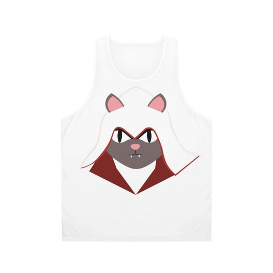 Assassin's Creed Ezio Cat Graphic Unisex Tank Top