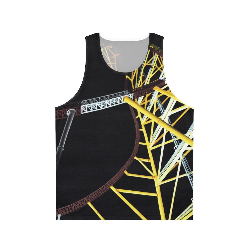 Unisex tank top featuring the Top Thrill Dragster roller coaster at Cedar Point amusement park