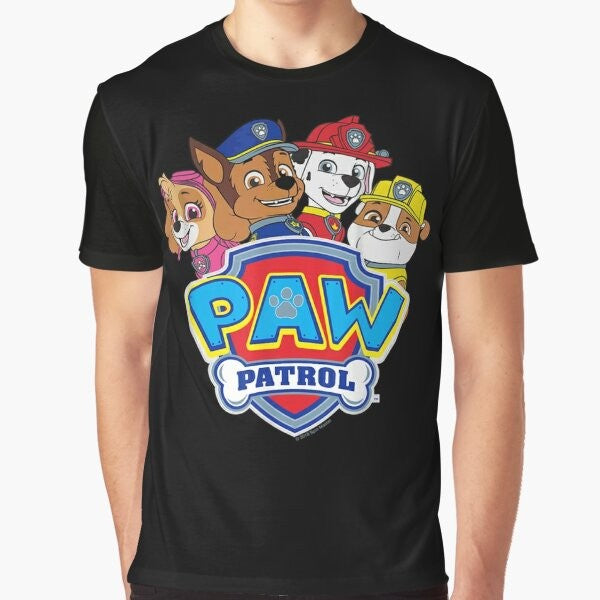 Paw Patrol Group Graphic T-Shirt for Kids