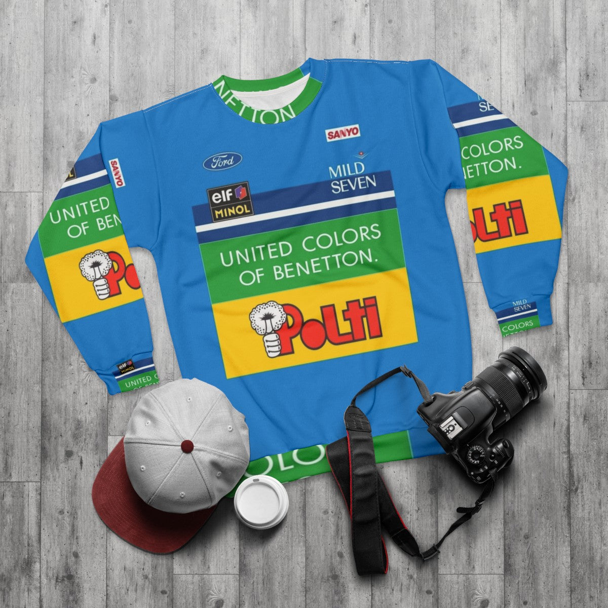 Benetton GP2 Tribute Sweatshirt - flat lay