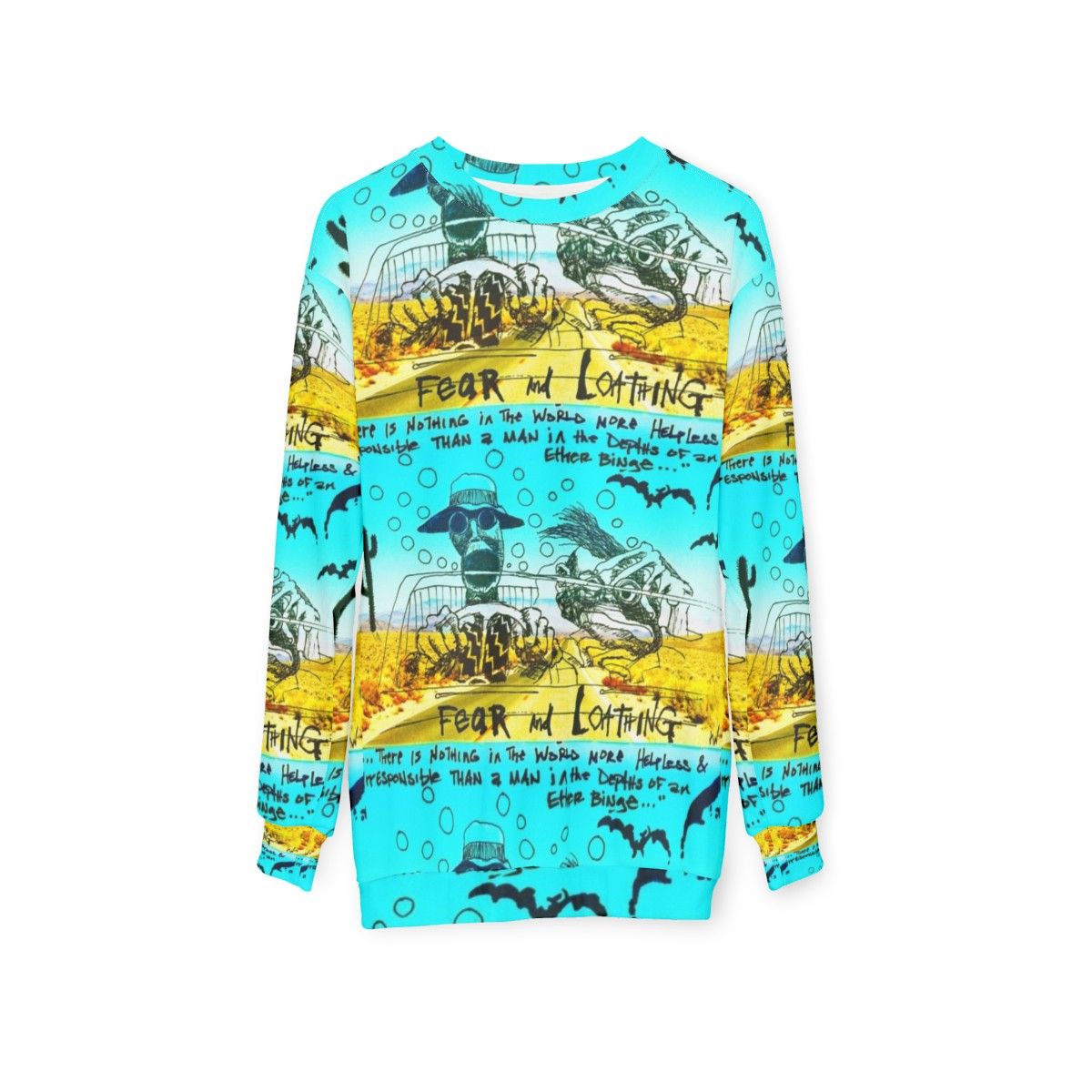 Fear and Loathing in Las Vegas Psychedelic Sweatshirt - hanging