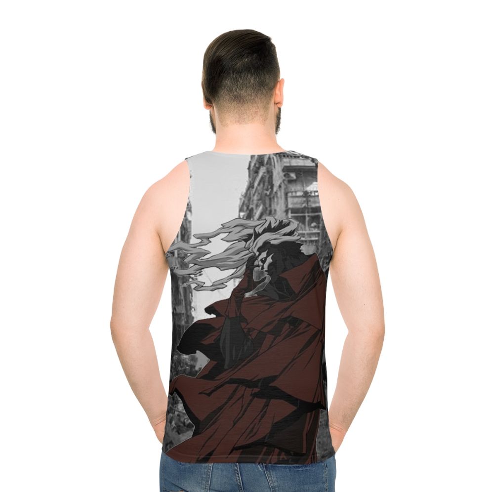 Ergo Proxy Anime Unisex Tank Top - men back