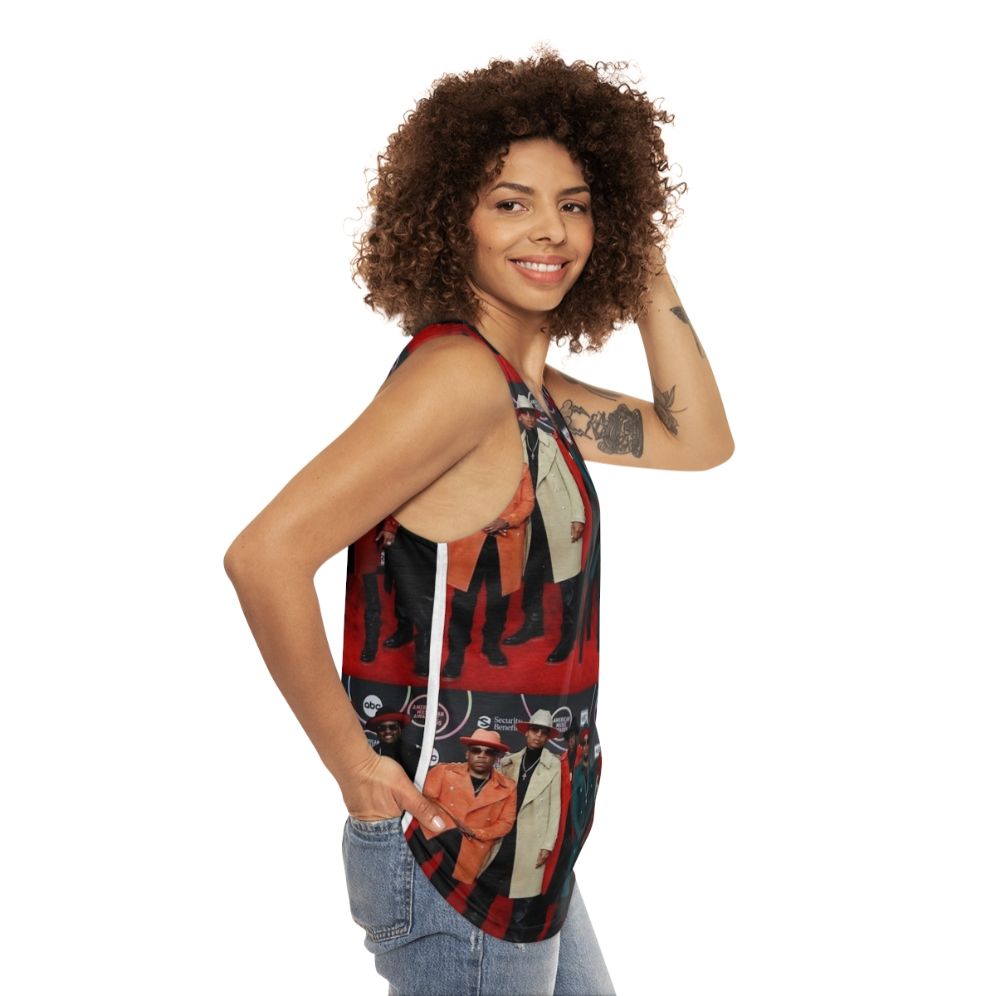 new edition unisex 90s r&b inspired tank top - women side