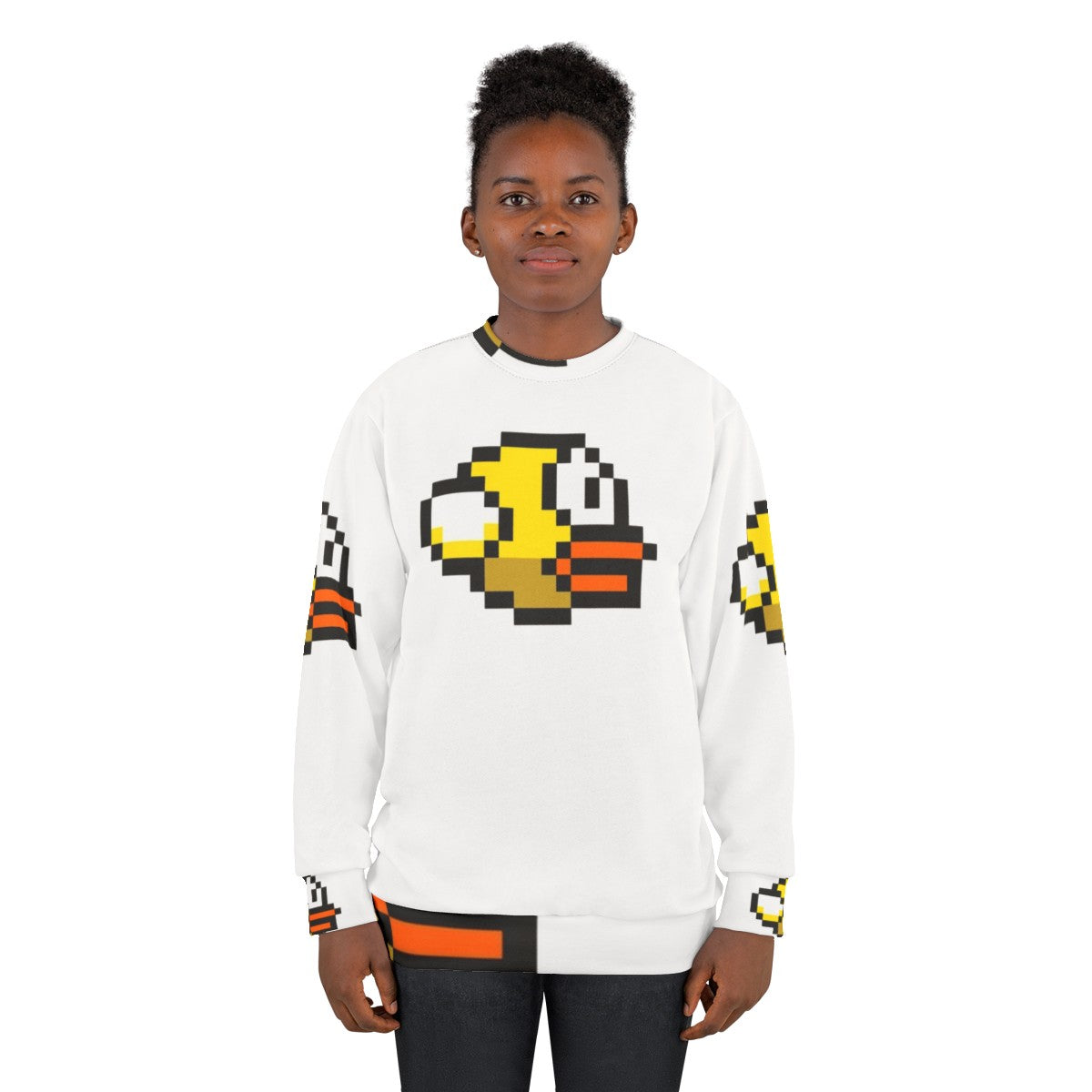 Flappy Bird Retro Gaming Sweatshirt - women